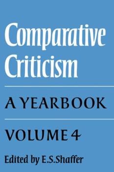 Hardcover Comparative Criticism: Volume 4, the Language of the Arts Book