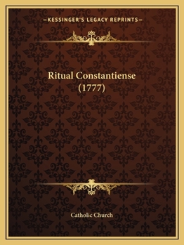 Paperback Ritual Constantiense (1777) [Latin] Book