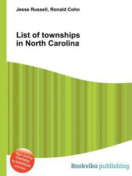 Paperback List of Townships in North Carolina Book