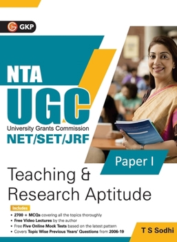 Paperback Nta Ugc (Net/Set/Jrf ) 2020: Paper I - Teaching & Research Aptitude Book