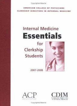 Paperback Internal Medicine Essentials for Clerkship Students Book