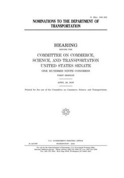 Nominations to the Department of Transportation