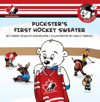 Paperback Puckster's First Hockey Sweater Book