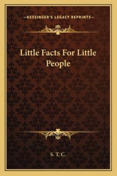Paperback Little Facts For Little People Book