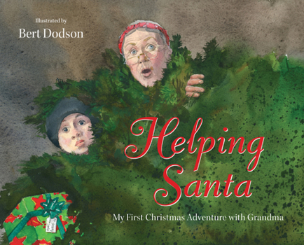 Hardcover Helping Santa: My First Christmas Adventure with Grandama Book