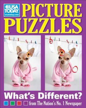 Paperback USA Today Picture Puzzles: What's Different? Book