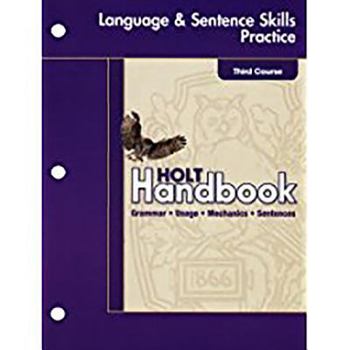 Paperback Elements of Language: Language and Sentence Skills Practice Third Course Book
