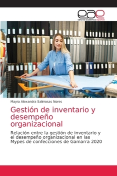 Paperback Gestión de inventario y desempeño organizacional [Spanish] Book