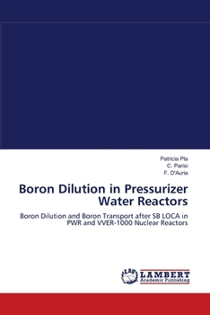 Paperback Boron Dilution in Pressurizer Water Reactors Book