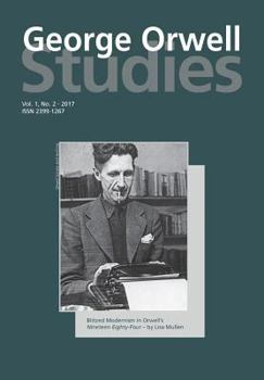 Paperback George Orwell Studies Vol.1 No.2 Book