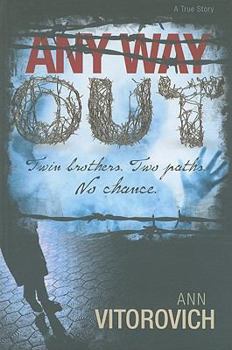 Paperback Any Way Out: Twin Brothers, Two Paths, No Chance Book