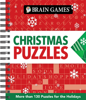 Spiral-bound Brain Games - Christmas Puzzles: 120 Mixed Puzzles for the Holidays Volume 2 Book