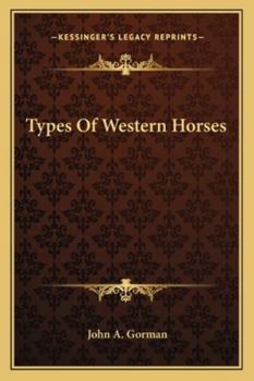 Paperback Types Of Western Horses Book