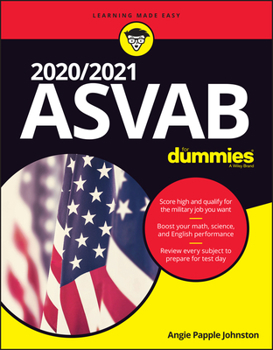 Paperback 2020 / 2021 ASVAB for Dummies Book