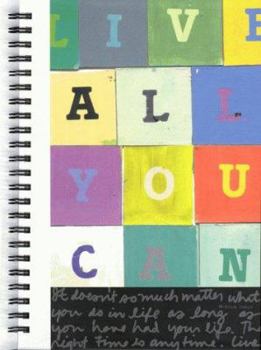 Hardcover Live All You Can Blank Journal Book