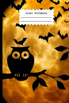 Scary Notebook: Halloween Notebook Journal Diary Lined Paper ( 6 x 9 ) 120 pages (Creepy series)