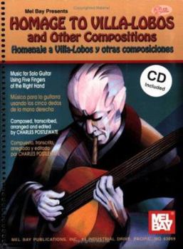 Paperback Mel Bay Homage to Villa-Lobos Book/CD Set Book