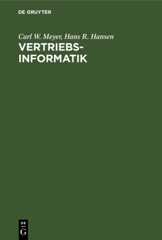 Hardcover Vertriebsinformatik [German] Book
