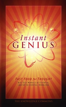 Hardcover Instant Genius: Fast Food for Thought Book