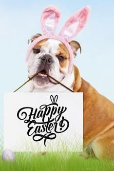 Paperback Happy Easter: Draw and Write Practice Paper for Kids Notebook for K-3 Students 120 Pages 6x9 Book