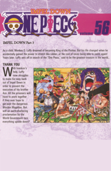 Library Binding Thank You. (One Piece, Vol. 56) Book