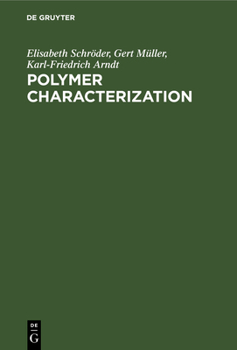 Hardcover Polymer Characterization Book