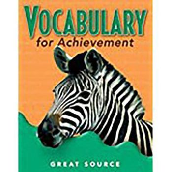 Paperback Great Source Vocabulary for Achievement: Teacher's Edition Grade 5 2000 Book