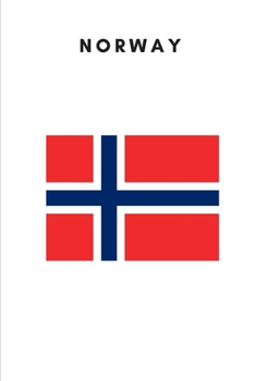 Paperback Norway: Country Flag A5 Notebook to write in with 120 pages Book