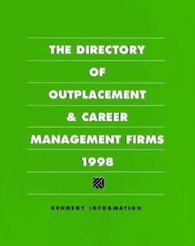 Paperback Directory of Outplacement & Career Management Firms 1998 Book