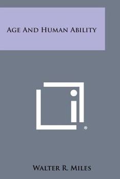 Paperback Age and Human Ability Book