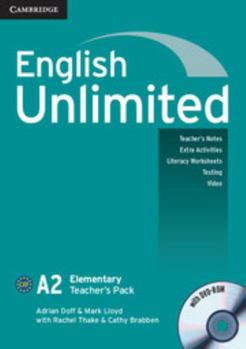 Paperback English Unlimited Elementary Teacher's Pack (Teacher's Book with DVD-Rom) [With DVD ROM] Book