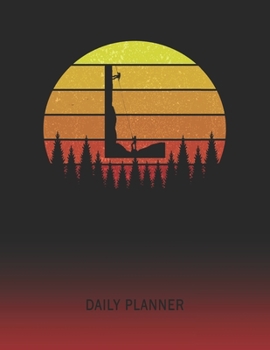 Daily Planner: Rock Climbbing | 2020 - 2021 Daily Planner For 1 Year Of Planning | Retro Vintage Sunset Cover | January 20 - December 20 | Organizer ... | Plan Days, Set Goals & Get Stuff Done