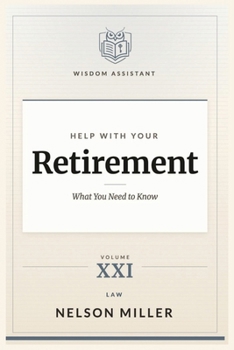 Paperback Help with Your Retirement: What You Need to Know Book