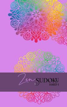 Paperback Zen - Sudoku Hard 1 [Large Print] Book