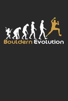 Bouldern Evolution: Notebook/Diary/Organizer/Dotted pages/ 6x9 inch