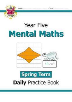 Paperback New KS2 Mental Maths Daily Practice Book: Year 5 - Spring Term (CGP KS2 Maths) Book