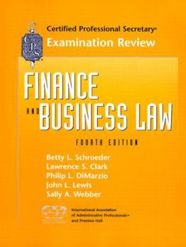 Paperback CPS Examination Review: Finance and Business Law Book