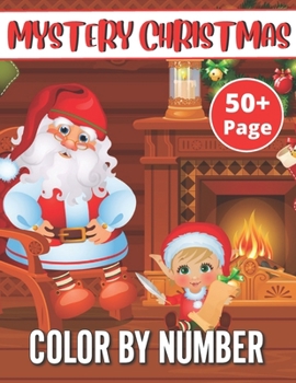Paperback Mystery Christmas Color By Number Book
