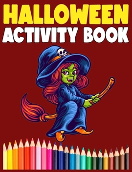Paperback Halloween Activity Book: Halloween Word Search, Step-by-Step Drawing Guide to Draw Monsters, Cute Monsters Coloring pages, Halloween Mazes and Book