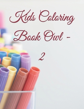 Paperback Kids Coloring Book Owl: Two Book