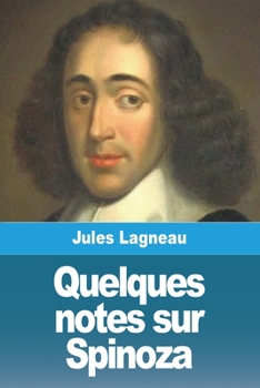 Paperback Quelques notes sur Spinoza [French] Book