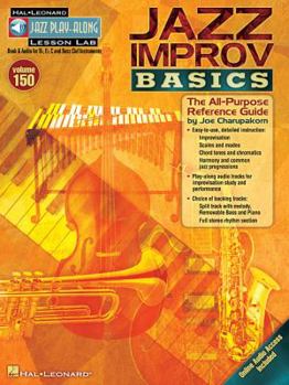 Paperback Jazz Improv Basics - Jazz Play-Along, Volume 150 Book/Online Audio [With CD (Audio)] Book