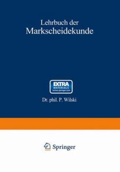 Paperback Lehrbuch Der Markscheidekunde: Erster Teil [German] Book