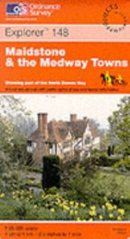 Map MAIDSTONE ET THE MEDWAY TOWNS (Explorer Maps) Book