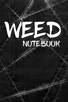 Weed Notebook: 6x9 Notebook - Review styled pages