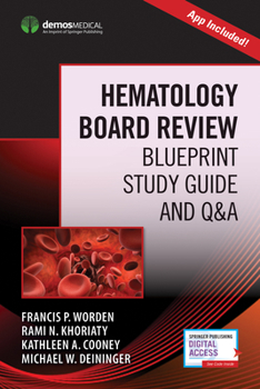 Paperback Hematology Board Review: Blueprint Study Guide and Q&A (Book + Free App) Book
