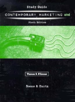 Paperback Study Guide T/A Contemporary Mktg.,9e Book