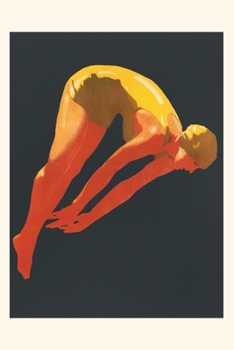 Paperback Vintage Journal Diving Poster Book