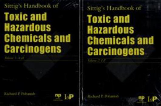 Hardcover Handbook of toxic and hazardous chemicals and carcinogens Book