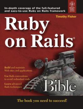 Paperback Ruby On Rails Bible Book